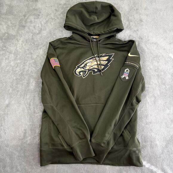 Nike Philadelphia Eagles Salute To Service Hoodie Men’s XL Green Limited Edition - Picture 1 of 12